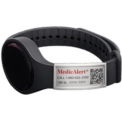 QR Code Stainless Steel Medical ID Slide 18mm